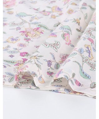 WACOAL ワコール_リラックス＆スリープ パジャマ 綿100%(本体) サテン 長袖 長ズボン ミントン レディース NDX555 /ワコール ホワイト