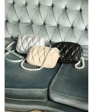 Green Parks ・ＫＯＳＳＯＲＥＣＯ　パールハンドルキルトショルダー Ivory