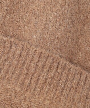 BEIGE， GLAIEULS / アルパカ混インターシャニット Milk tea