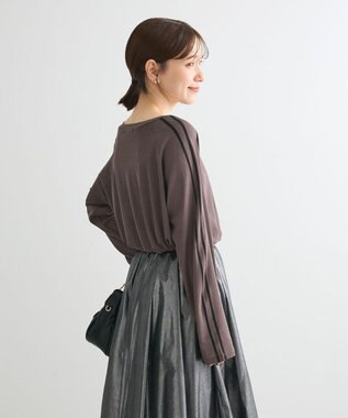 Green Parks シアークロップドプルオーバー Gray