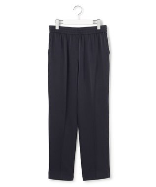 ICB アセテートダブルサテン スティックパンツ ネイビー