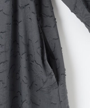 23区 【SLOW/一部店舗限定】コットンジャカード ワンピース グレー系