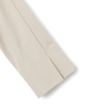 UNFILO L BEAUTY MOVE ノーカラージャケット アイボリー