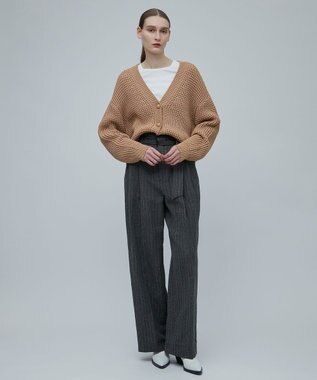 BEIGE， LINOIS/カーディガン Camel