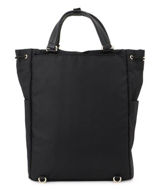 23区 【撥水加工】2WAY ナイロン リュック ブラック系