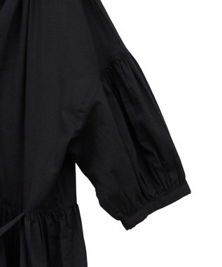 CRAFT STANDARD BOUTIQUE インド綿ティアードマキシワンピース Black