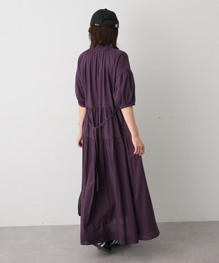 CRAFT STANDARD BOUTIQUE インド綿ティアードマキシワンピース Purple