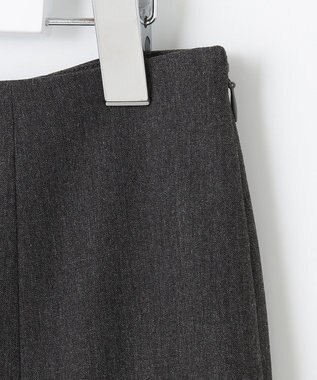 J.PRESS LADIES S T/Rアルガンシルク フレア スカート グレー系