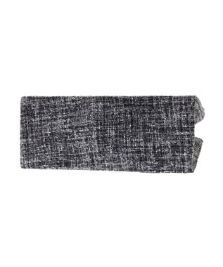 Maison de FLEUR EC限定ツイードフリルスクエアトートMバッグ Black