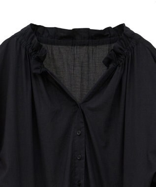 CRAFT STANDARD BOUTIQUE インド綿ティアードマキシワンピース Black