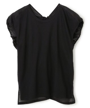 BEIGE， ZEOLITE / バックツイスト コンビトップス Black