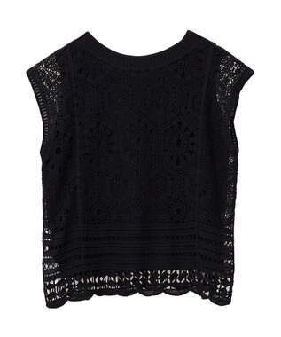 Green Parks ＳＥＴ２点クロシェプルオーバー＋タンクトップ Orange