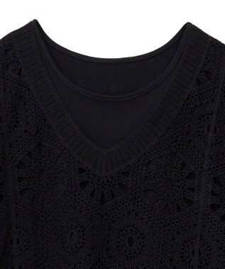 Green Parks ＳＥＴ２点クロシェプルオーバー＋タンクトップ Orange