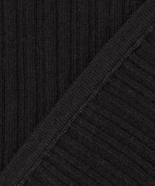 uncrave ハイゲージニット ヘンリーネックトップス ブラック