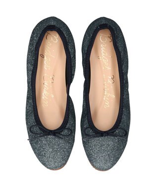Bridget Birkin 【Bridget Birkin】ラウンドトゥバレエシューズ ネイビー雑材