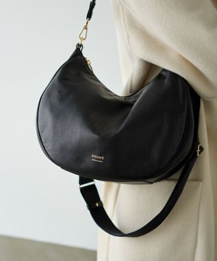 russet 2WAYショルダーバッグ【ソフトレザー】(CE-1447) Black