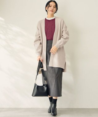 ANY トッパーニットカーデガン オートミール