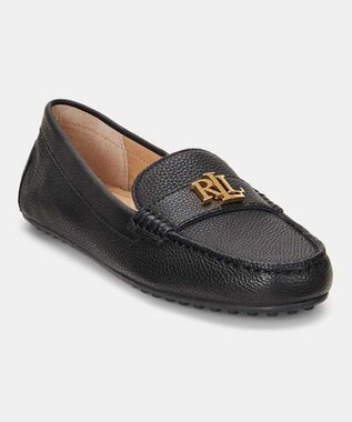 REGAL FOOT COMMUNITY 【ローレンラルフローレン】R81G BARNSBURY バーンズバリー フラットシューズ ブラック型押