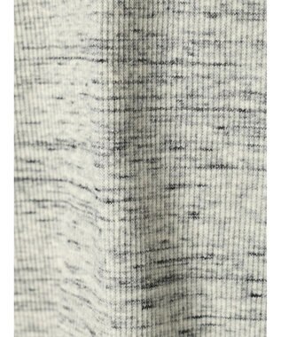 earth music&ecology メランジリブカーディガン（ｇｒａｙ） Gray Mixture