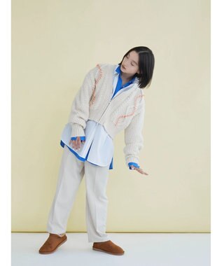 Green Parks ＫＢＦ　ハンドステッチケーブルＺＩＰアウター Ivory