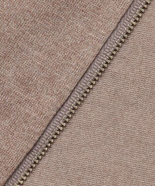 J.PRESS LADIES Vis/Peスパーク ニット パーカー モカ系