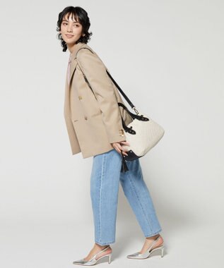 LA BAGAGERIE サイドタッセルサマートート　Sサイズ ホワイト