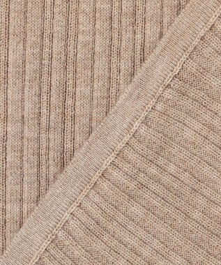 uncrave ハイゲージニット ヘンリーネックトップス モカ