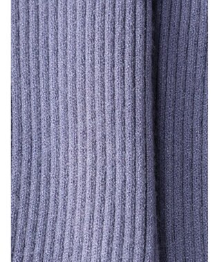 earth music&ecology やわらかタッチリブタートルネックプルオーバー Blue