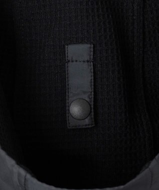 JOSEPH ABBOUD MOUNTAIN 【吸水速乾/通気性/ライナードッキング対応】ハイゲージワッフル パーカー ブラック系