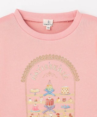 組曲 KIDS 【80-100㎝】パティスリー トレーナー ピンク