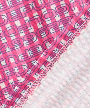 23区GOLF 【WOMEN】【UVケア/吸水速乾】ギンガムチェックロゴ 長袖シャツ ピンク系3