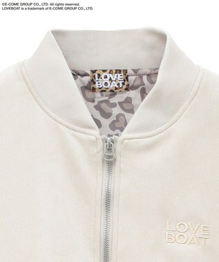 Green Parks ■ＬＯＶＥ　ＢＯＡＴ　スエード調中綿ブルゾン Ivory