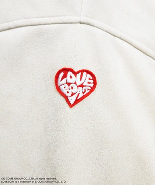 Green Parks ■ＬＯＶＥ　ＢＯＡＴ　スエード調中綿ブルゾン Ivory