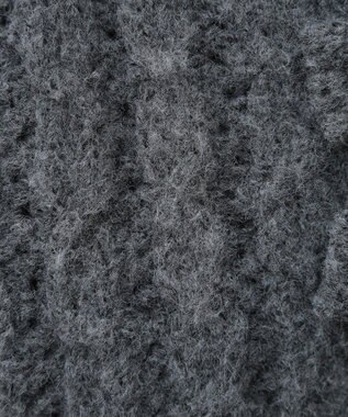 Green Parks ■ＥＳＣＡＲ　リボンボタンクロップドカーディガ Charcoal Gray