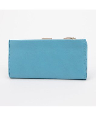 UNBILLION アトランタ ATLANTA / 牛革二つ折りカラーコンビ長財布 ブルー