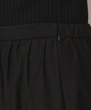 GRACE CONTINENTAL コットンシルクティアードスカート ブラック