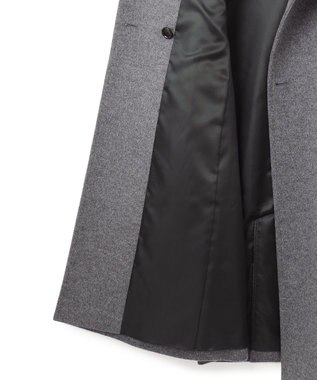 23区 ウールカシミヤビーバー フーデット コート グレー系