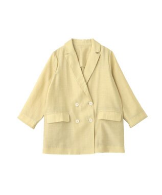 YECCA VECCA シアーテーラードジャケット Yellow