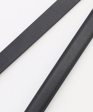 ANY SIS オーバルバックル ベルト ブラック