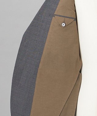 GOTAIRIKU 【御幸毛織】 WOOL×SOLOTEX ストレッチスーツ（平織/グレー） グレー系8