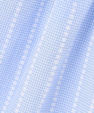 ANY KIDS 【洗濯機可能】サッカー ストライプワンピース サックスブルー