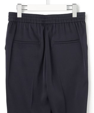 ICB アセテートダブルサテン スティックパンツ ネイビー