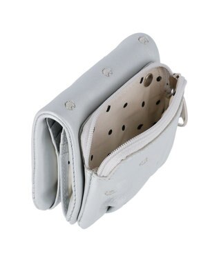 tsumori chisato CARRY ぷちネコ 2つ折り財布 ミニ財布 シルバー