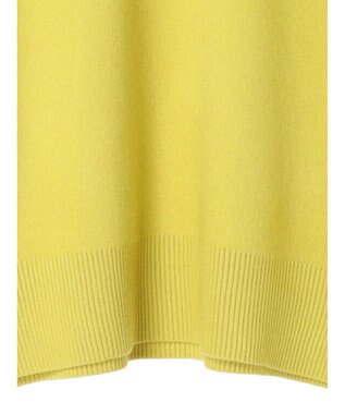 earth music&ecology やわらかタッチハイネックチュニック Lime Green
