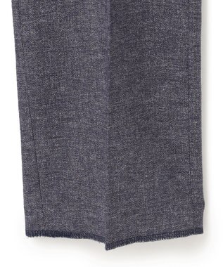 J.PRESS MEN 【ウォッシャブル可】コンフォートストレッチリネン スラックス ブルー系