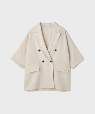 GRACE CONTINENTAL ドルマンテーラードジャケット ベージュ