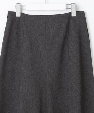 J.PRESS LADIES S T/Rアルガンシルク フレア スカート グレー系