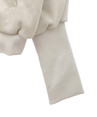 Green Parks ■ＬＯＶＥ　ＢＯＡＴ　スエード調中綿ブルゾン Ivory