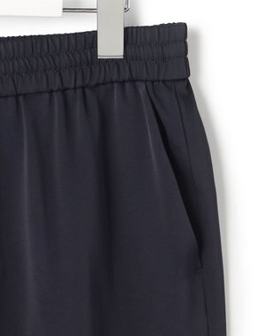 ICB アセテートダブルサテン スティックパンツ ネイビー