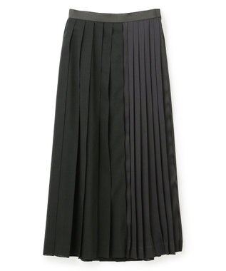 BEIGE， MOYE / プリーツスカート F Green×Black